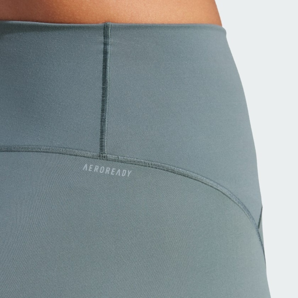 Adidas ALL ME LUXE 7/8 LEGGINGS Size S Legend Ivy NWT - Picture 6 of 13